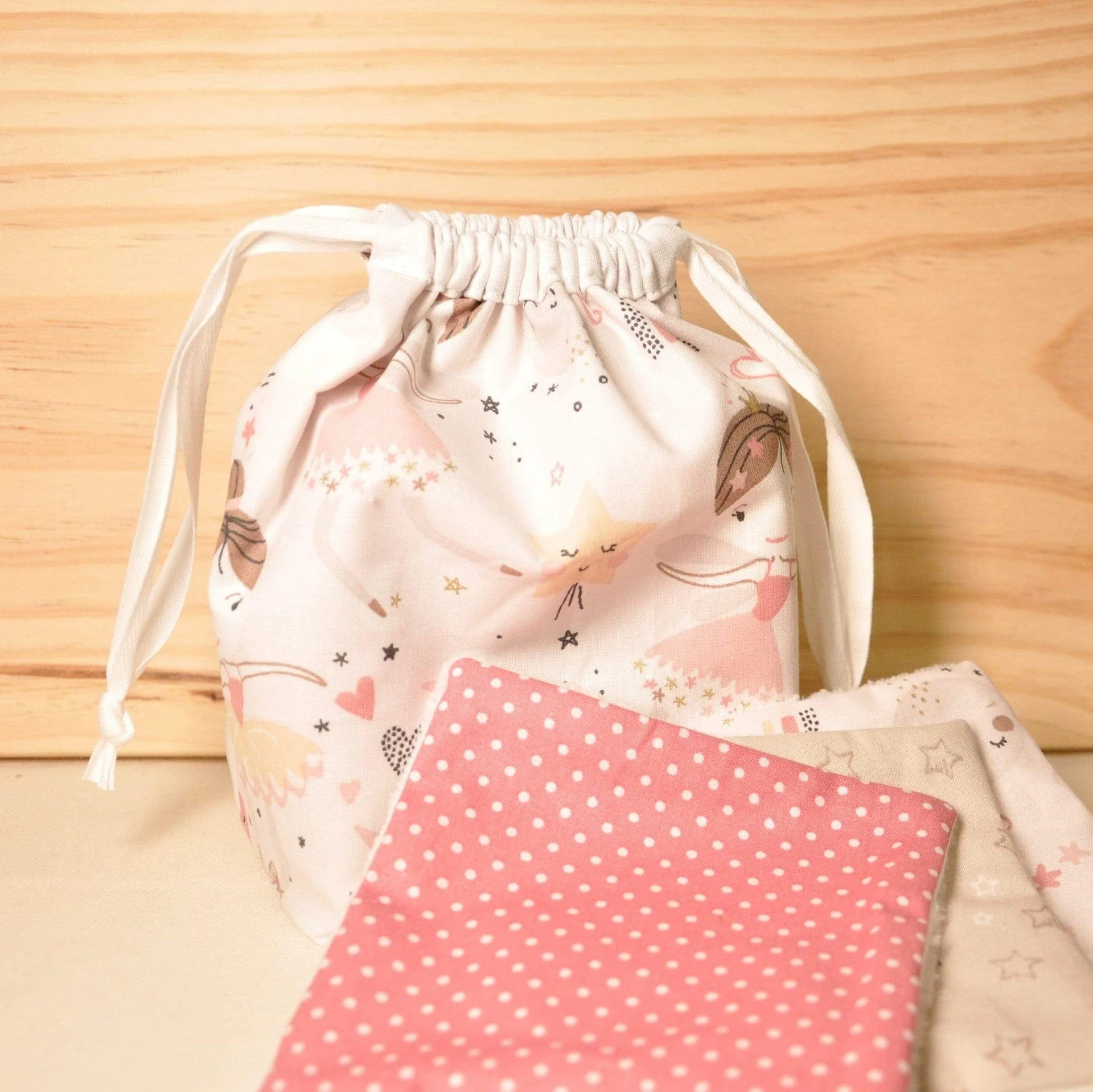 10 lingettes de change et pochon - Fée céleste