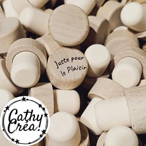 Juste pour le plaisir - Bouchon de vin gravé