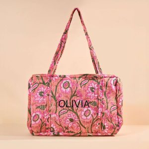 Sac Week-end ou à langer Lola Rose pastel