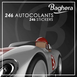 4 planches de 246 stickers (blancs et noirs)