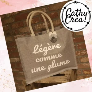 Sac de jute - Légère comme une plume🪶