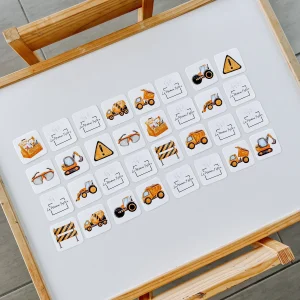 Jeu de mémoire Construction