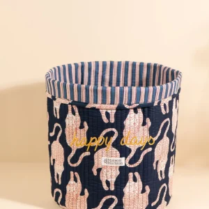 Panier de rangement décoratif Manila Jungle Marine