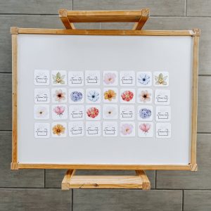 Jeu de mémoire Fleurs
