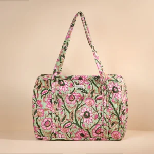 Sac Week-end ou à langer Mint floral