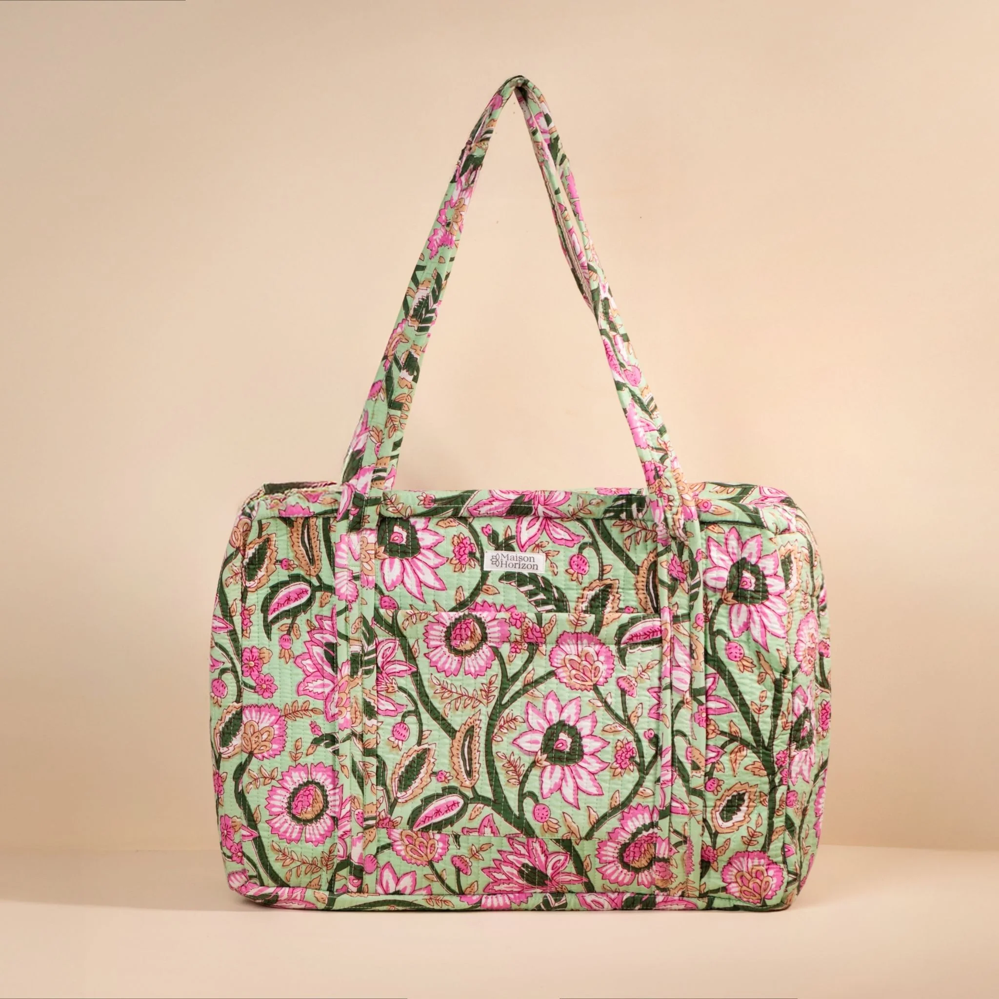 Sac Week-end ou à langer Mint floral