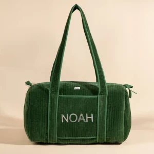 Sac à langer ou de journée Sunee Velour Emeraude