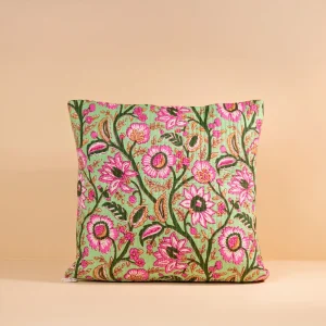 Housse de Coussin Jaipur - 45x45cm - Mint Floral