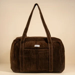 Sac Week-end ou à langer Lola Velours chocolat
