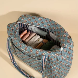 Sac Week-end ou à langer Lola Lys Bleu jean