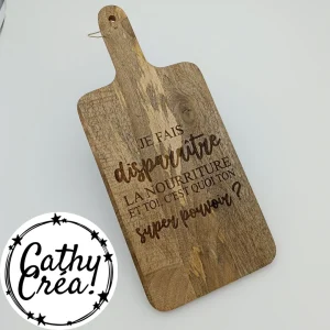 Je fais disparaitre la nourriture - Planche