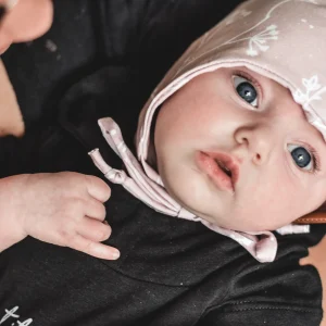 FLEURS ROSES & CRÈME bonnet