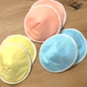 ☁️ Pack 6 Coussinets d’allaitement 100% coton bio