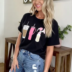 Haut d’allaitement - Coffee & Milk ☕🍼