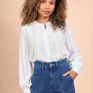 Chemisier d’allaitement zippée – élégante et pratique au quotidien