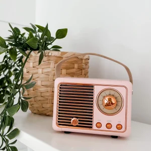 Mini haut-parleurs Rétro sans fil portables