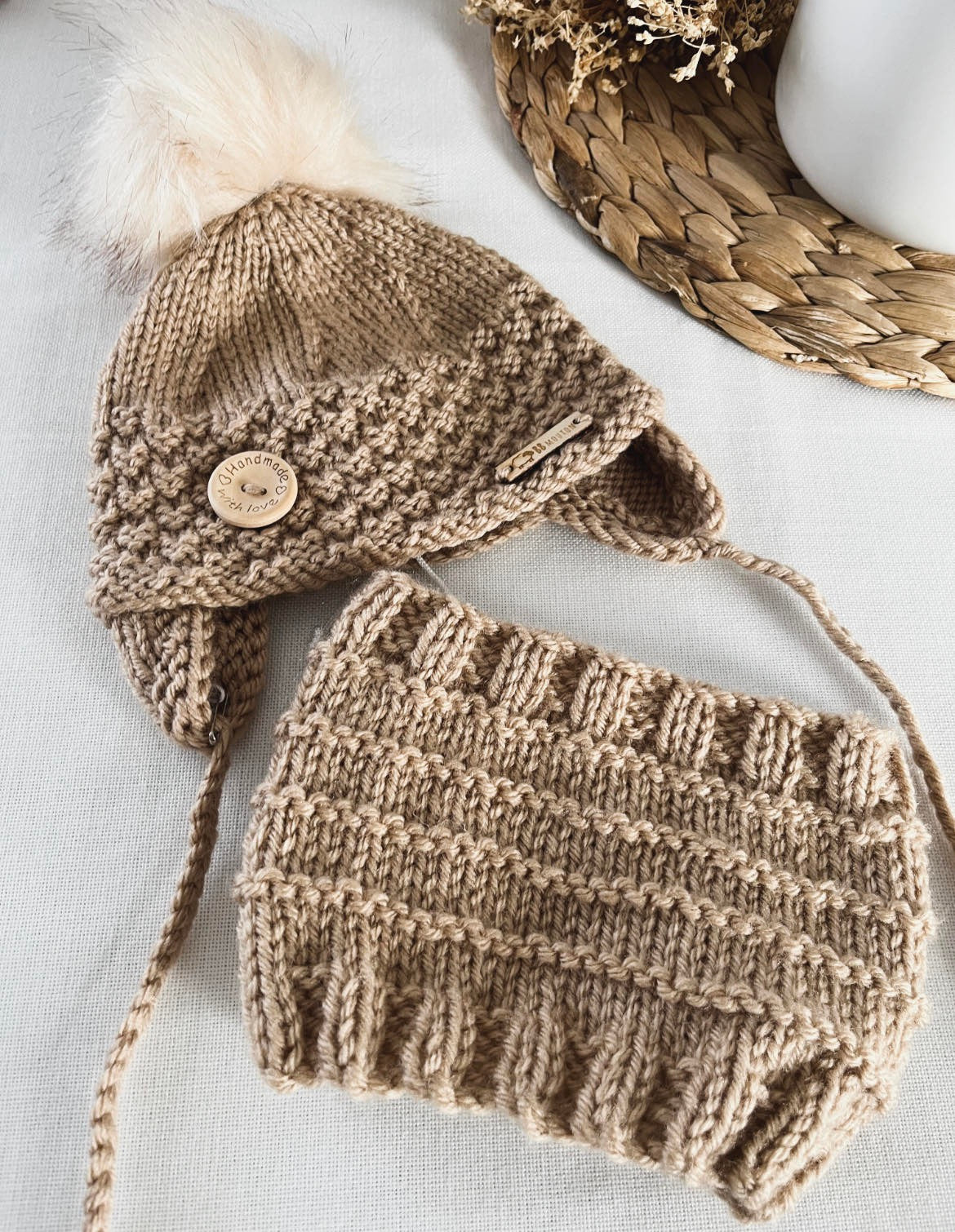 Tuque cache-oreille avec cache-cou – Image 5