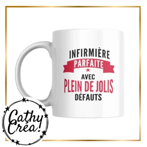Infirmière parfaite avec plein de jolis défauts - mug