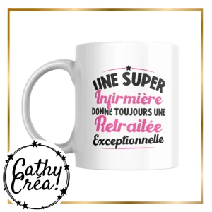 une super infirmière donne toujours une retraitée exceptionnelle - mug