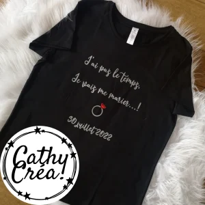 J'ai pas le temps, je vais me marier 💍 - t-shirt femme