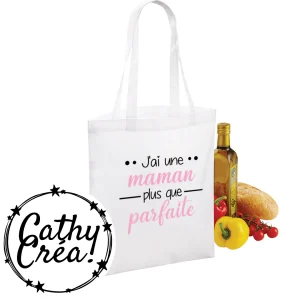 Tote bag - ⬛ Je suis une maman plus que parfaite ⬛