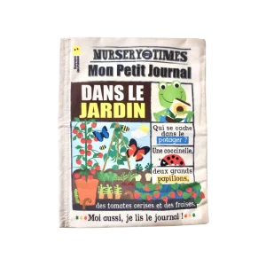 Mon journal en tissu - Dans le jardin