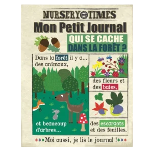 Mon journal en tissu - Dans la forêt