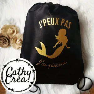 J'peux pas, j'ai piscine 🧜- Sac de sport