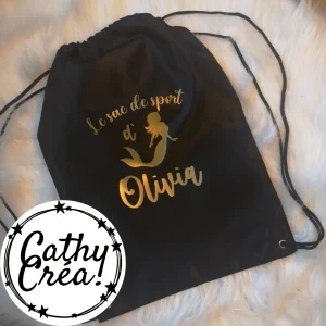 Le sac de sport sirène 🧜- Sac de sort