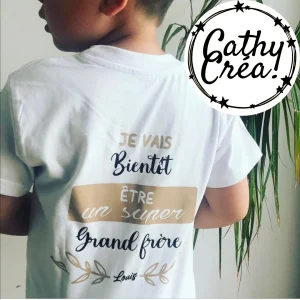 Je vais bientôt être un super grand frère - T-shirt