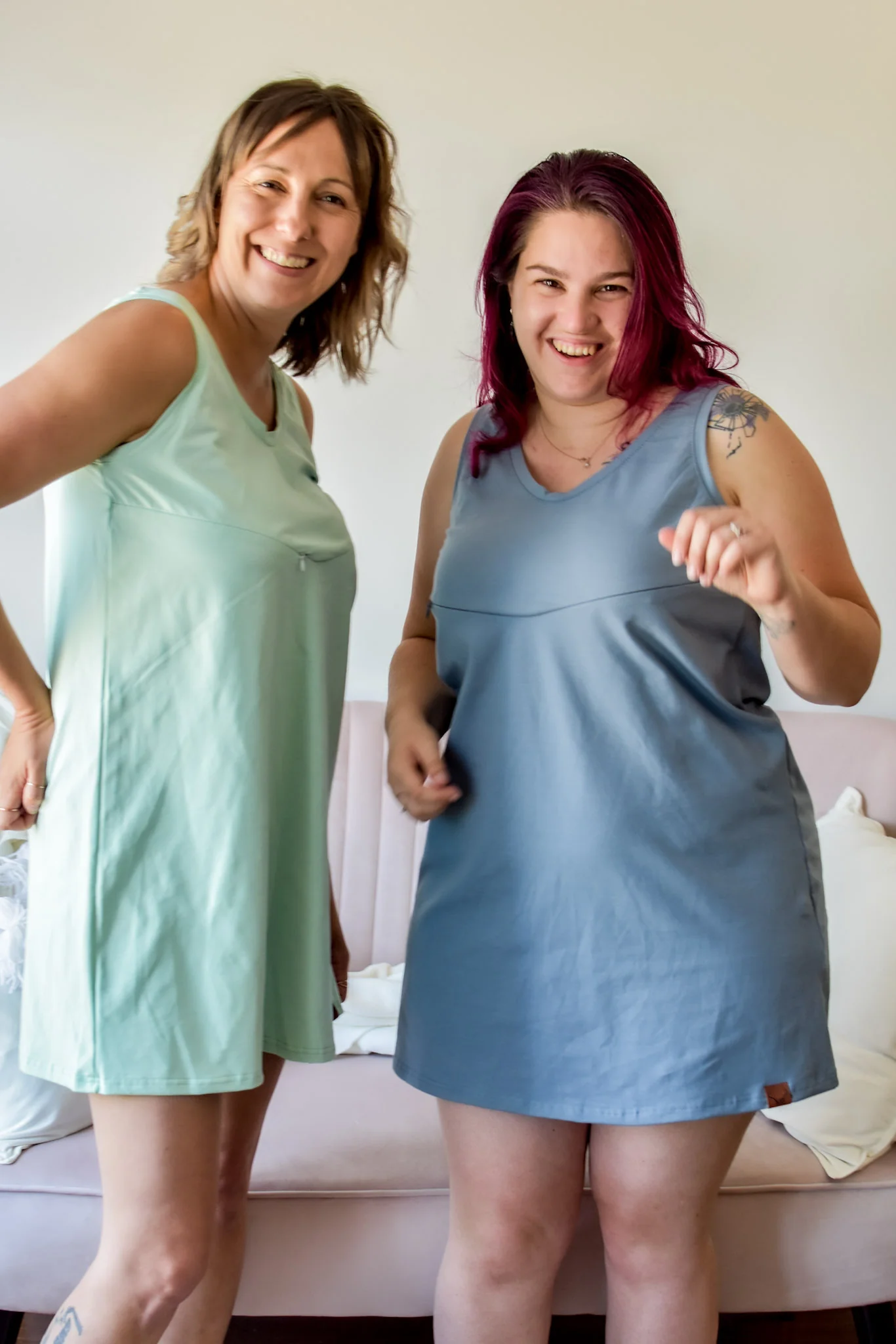 MENTHE robe camisole maternité, allaitement, postpartum – Image 5