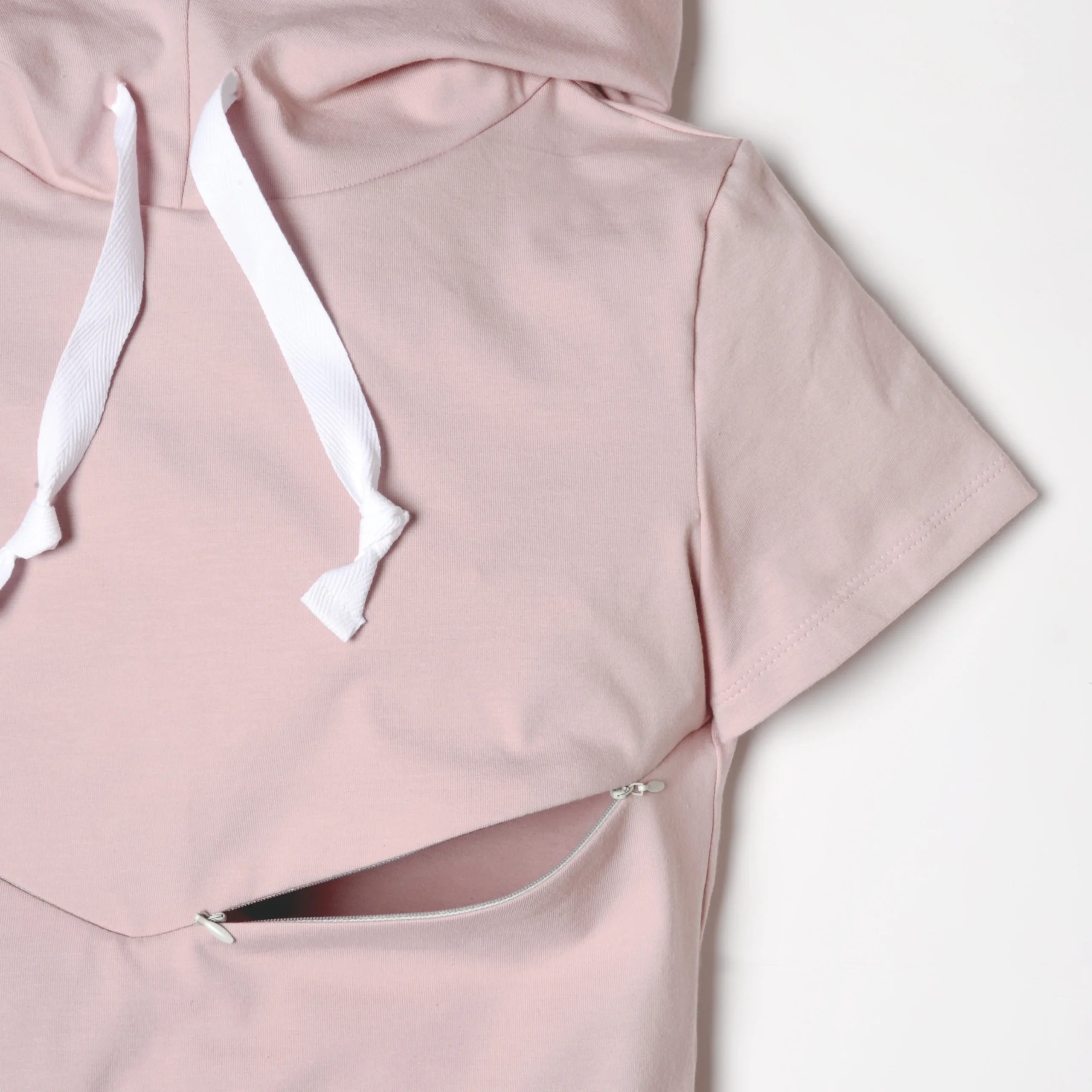 ROSE ANTIQUE robe à capuchon maternité, allaitement, postpartum – Image 5