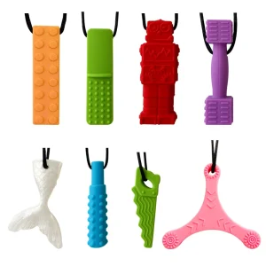 Collier de Dentition Sensoriel Bijou à Mâcher Thérapeutique pour Bébé & Enfants™