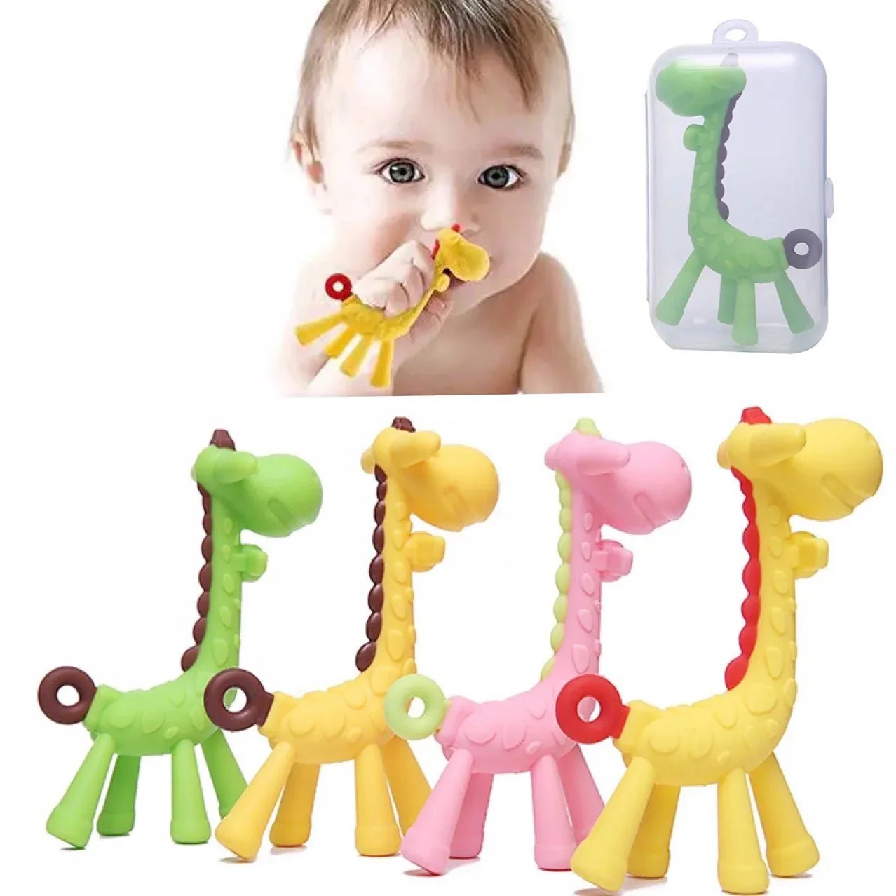 Anneau de Dentition Girafe pour Bébé™