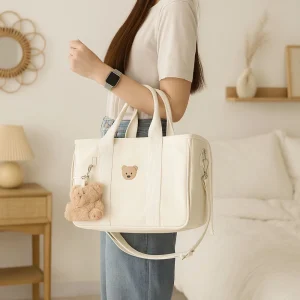 Sac à Langer Ourson Beige