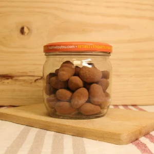 Amandes enrobées chocolat noir - 150g