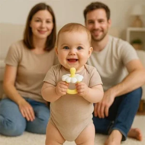 Anneau dentition bébé | Silicone Ergonomique