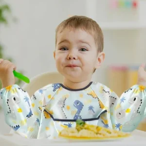 Bavoir manche longue | Imperméable Lavable