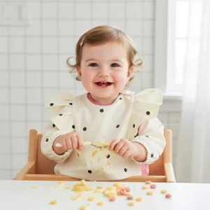 Bavoir manche longue imperméable | BabyProtect