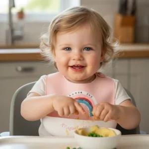 Bavoir silicone | Hygiénique et pratique