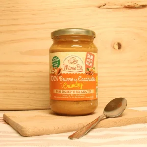 Beurre 100% cacahuètes crunchy BIO - 350g
