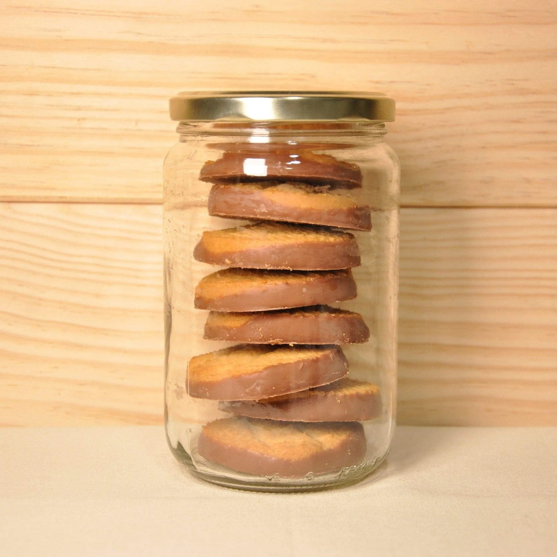 Biscuits nappés au chocolat au lait BIO - 8 pièces - 220g