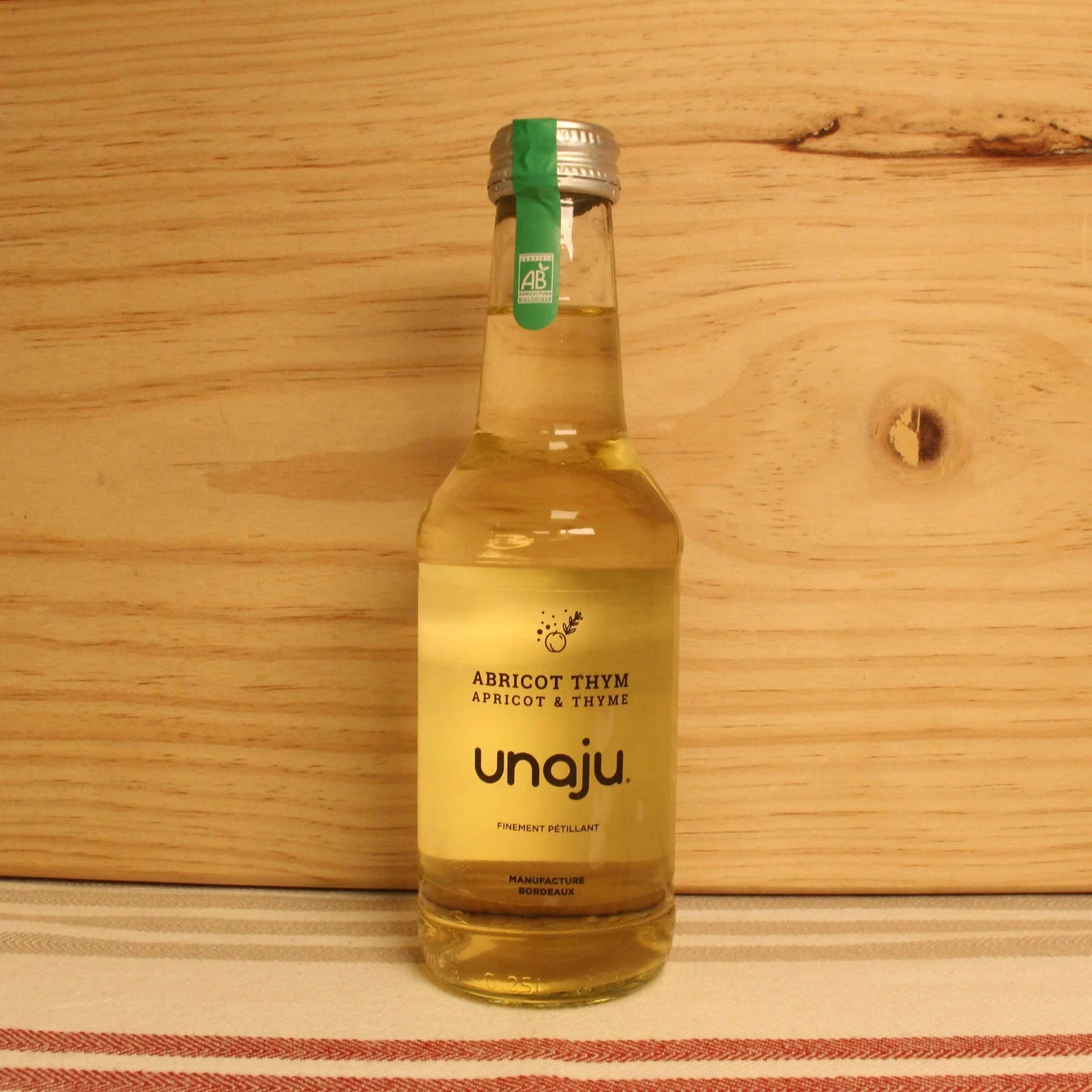 Boisson pétillante Abricot Thym BIO 25cl