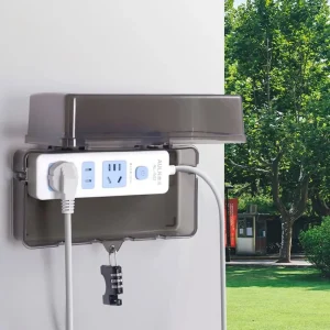 Cache Prise Electrique Étanche IP44 | Extérieur