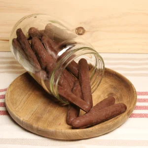 Buchettes d'épeautre nappées de chocolat BIO - 150g