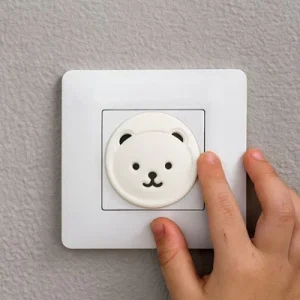 Cache Prise Bebe Sécurisé | Ours Rotatif Lot 10