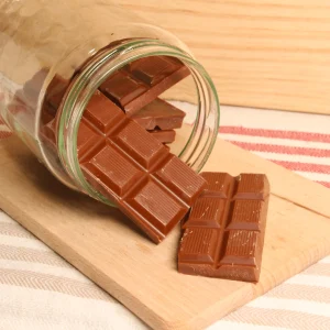 Carrés de chocolat au lait - 200g