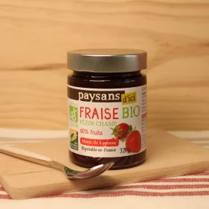 Confiture de fraise des monts du lyonnais - BIO - 320g