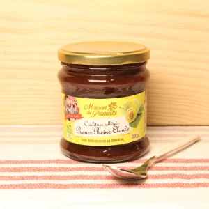 Confiture de prune Reine Claude allégée - 330g