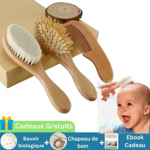 Copie de KOBI ™/ Kit de soins en bois pour bébé et enfant
